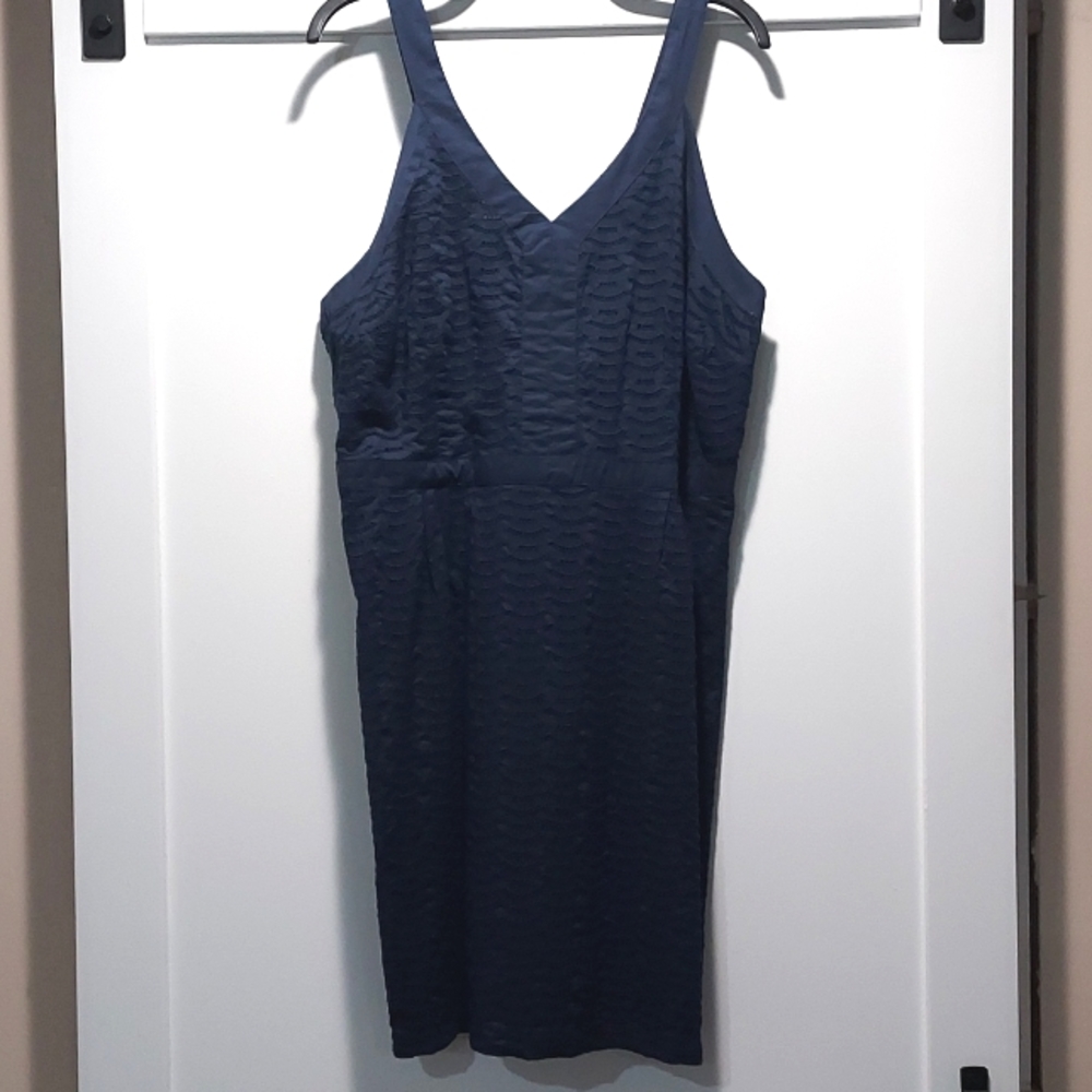 Old Navy Blue sleeveless dress with side zipper